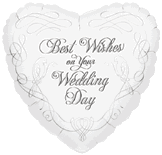 Best wishes on your wedding day.